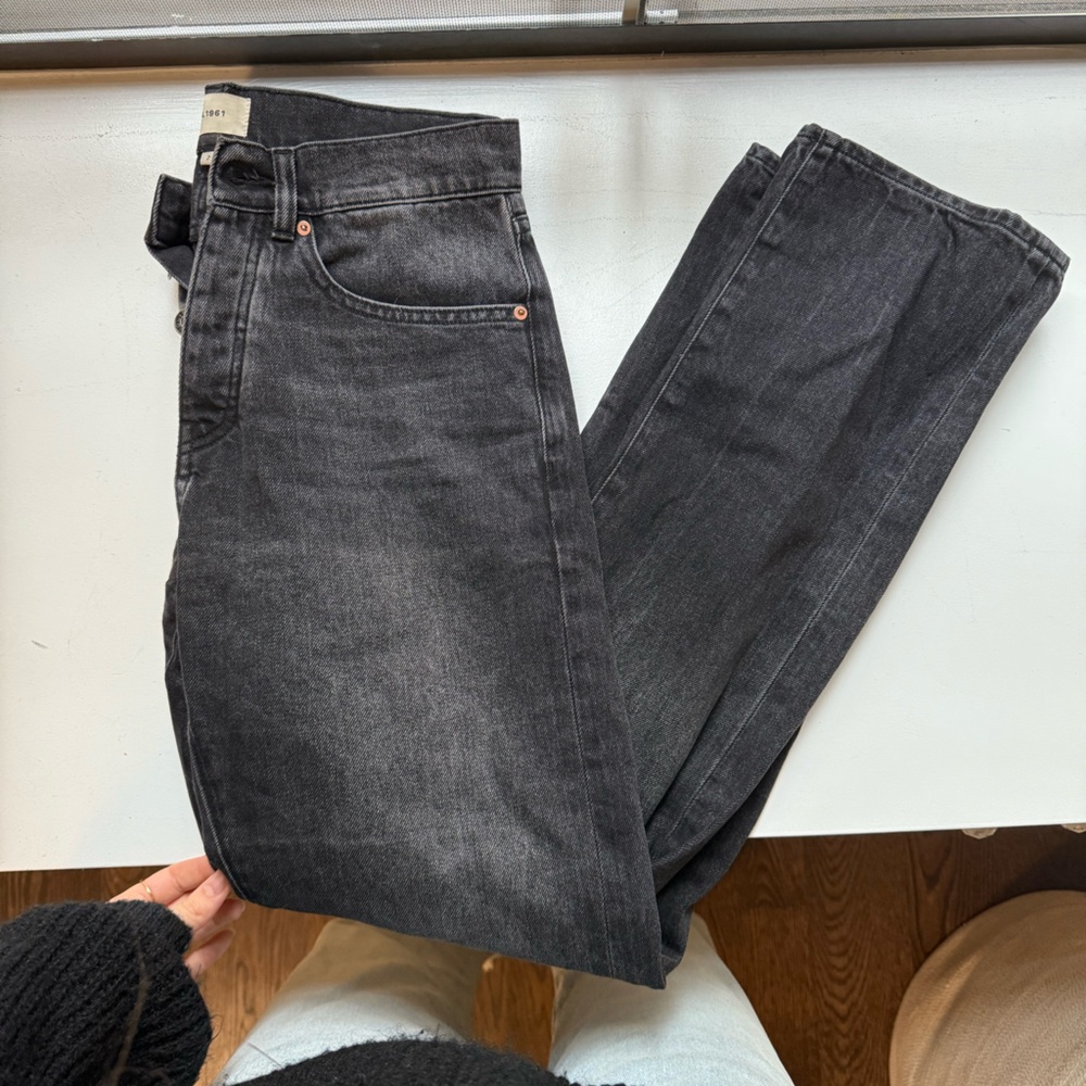 DL1961 Straight Leg Black Jeans